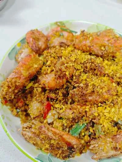 台風シェルター風エビフライの作り方：9