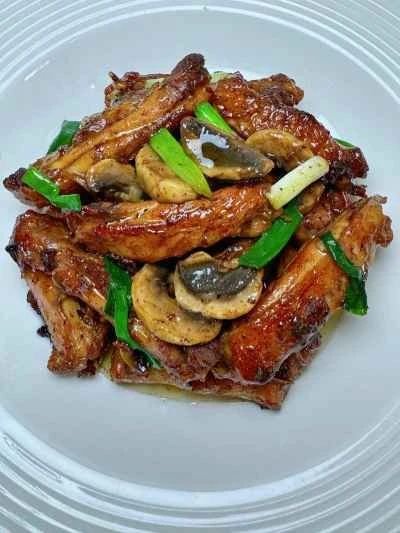 きのこ＆チキンウィングの作り方：13