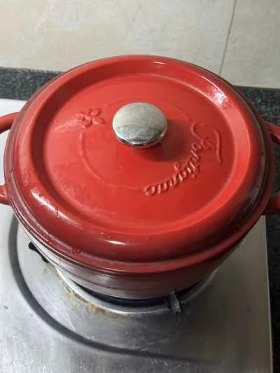 キムチと豚スペアリブの鍋レシピ手順：6