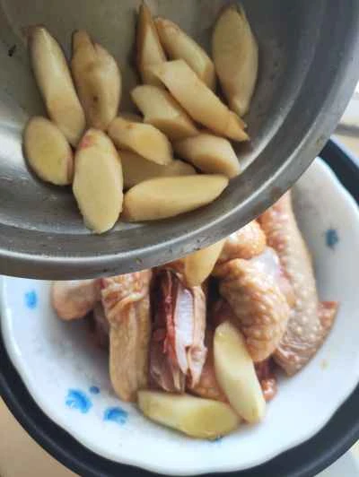 若生姜蒸し鶏の作り方：7