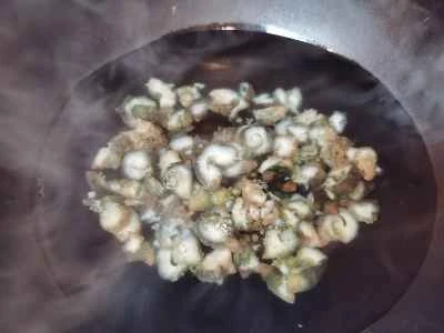 ナマコとネギの炒め物の作り方：4