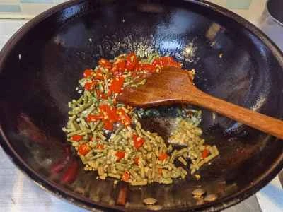 ピリ辛酸っぱい唐辛子炒め鶏砂肝の作り方：7