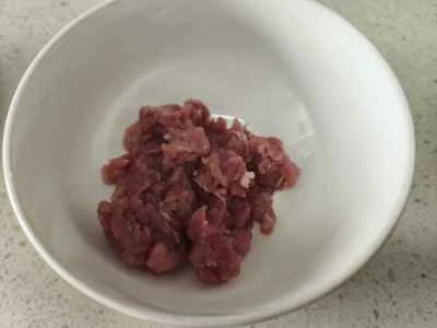 昆布で煮込んだひき肉の作り方：2