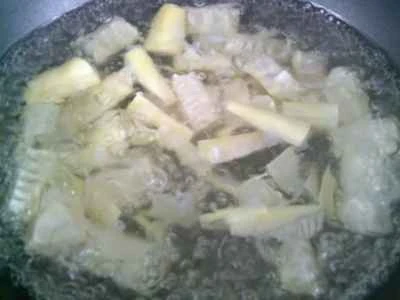 黒キクラゲとピーマンの煮込みたけのこの作り方：4