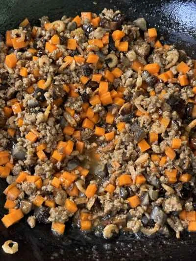 ひき肉入りナマコの煮込みの作り方：14