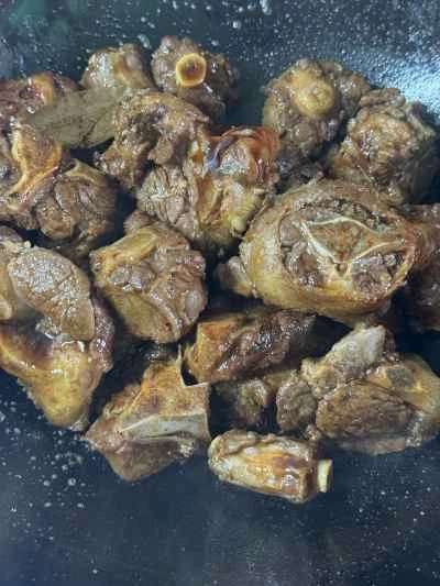 栗入り牛テールの煮込み レシピ手順：7