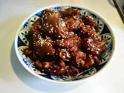 紹興酒で煮込んだ豚足のレシピ