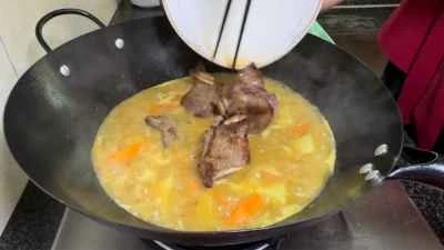 カレービーフリブレシピ手順：8