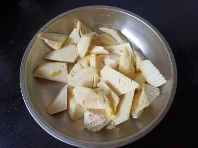 たけのこの煮込み豚肉の作り方：2