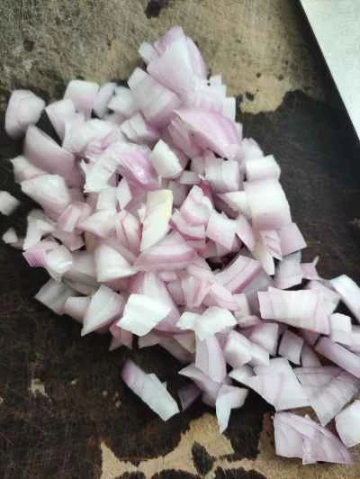 ラード入り大豆パルプ炒めの作り方：1