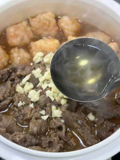 牛肉とエビのペースト鍋の作り方：19