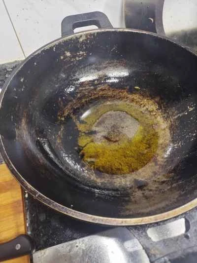 赤アマランサスの炒め方：4