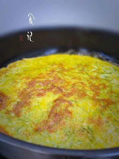 ゴーヤと卵のパンケーキのレシピ手順：7