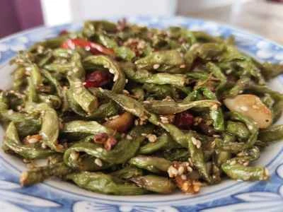 ササゲの炒め物のレシピ