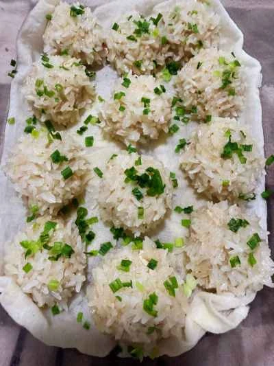 もち米パールミートボールの作り方：10