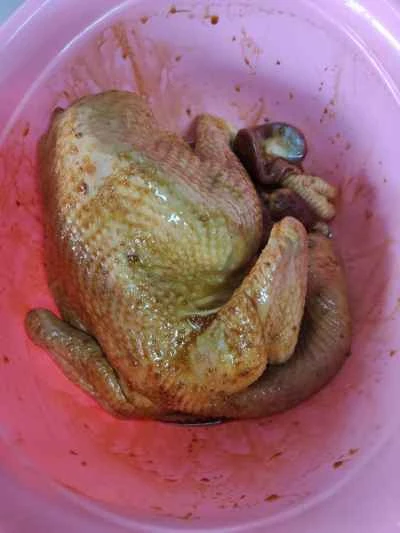 蓮の葉チキンのレシピ手順：4