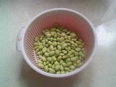 ピーマンとロブスター風味の枝豆炒めの作り方：2