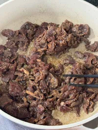 牛肉とピーマンの炒め物の作り方：6