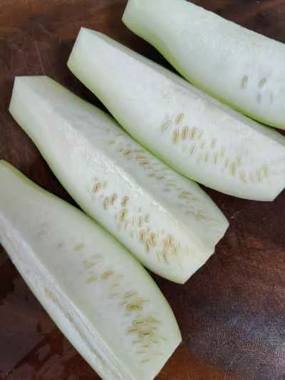 豚バラ肉とひょうたんの炒め物の作り方：3