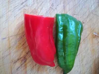 豚肉と唐辛子の炒め物の作り方：1