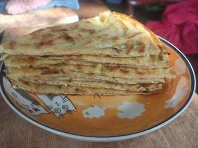 フライドポテトパンケーキの作り方：5