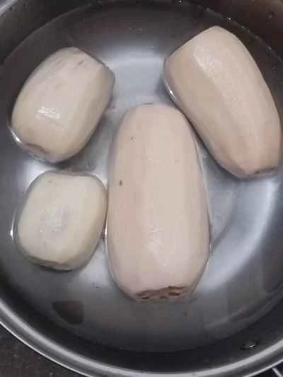 レンコンの炒め物の作り方：2