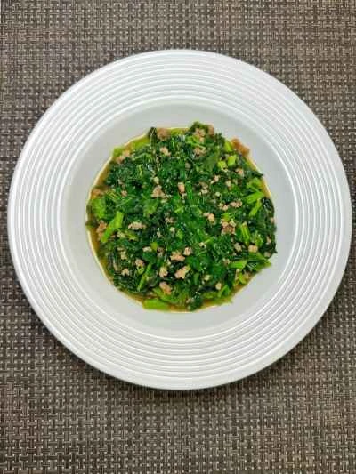 ひき肉と冬野菜の炒め物の作り方：9