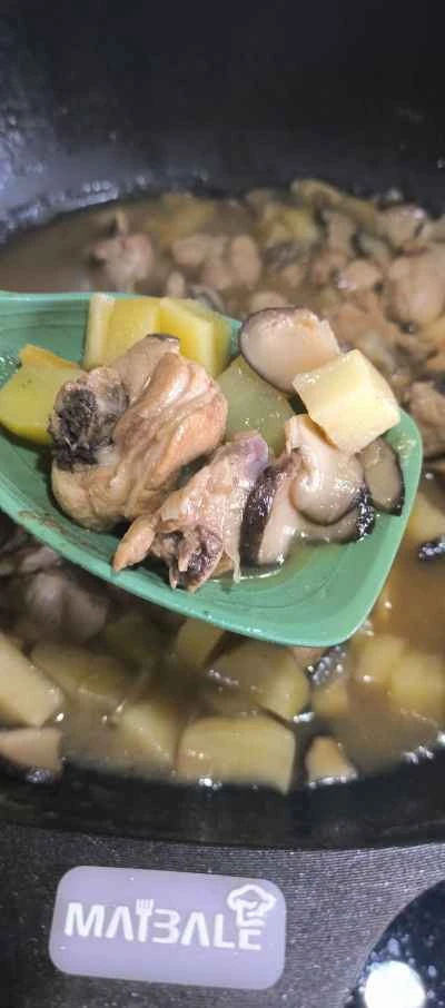 椎茸入り手羽先の煮込みの作り方:6