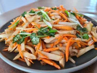 エルサレムアーティチョークとニンジンのサラダの作り方：8