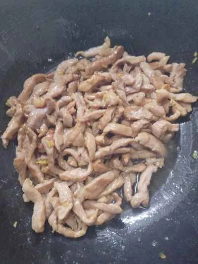 細切り豚肉と玉ねぎの炒め物の作り方：8