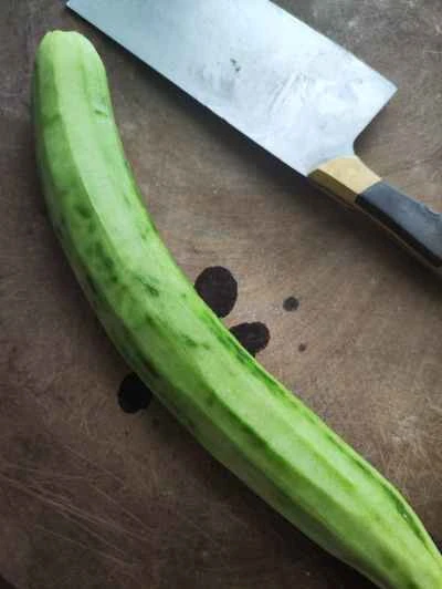 春雨入り煮ヘチマの作り方：2