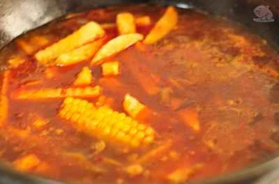 王坡の大きなエビの作り方：8