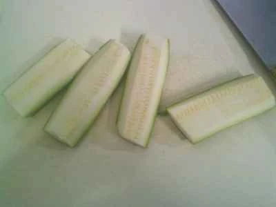 ズッキーニとキノコとエビの炒め物を作る手順：5