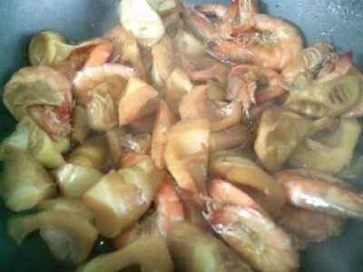 たけのこ入りエビ煮込みの作り方：10