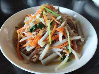 ひき肉入りレンコン炒めの作り方：7