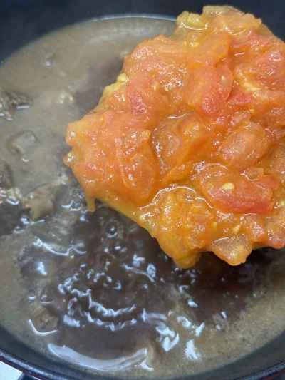 トマト、豆腐皮、牛ブリスケットの作り方：14