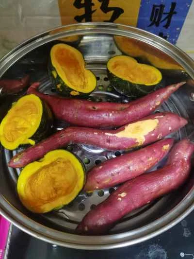 蒸しサツマイモのレシピ手順：3