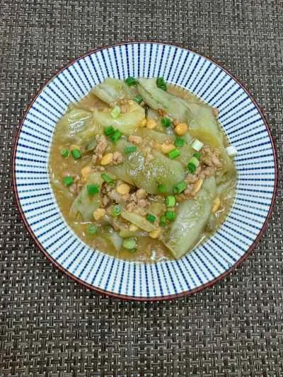 ひき肉と豆のペーストのナスの作り方：10