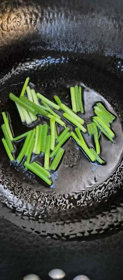 紅参入りベビーチンゲン菜炒めの作り方：3