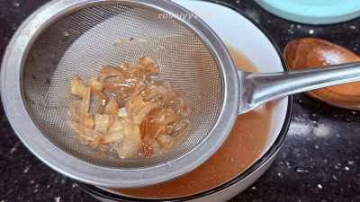 ネギ入りナマコの煮込みの作り方：5