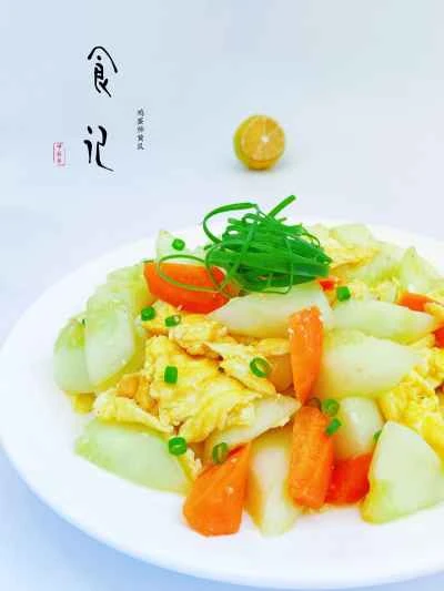 キュウリ入りスクランブルエッグのレシピ