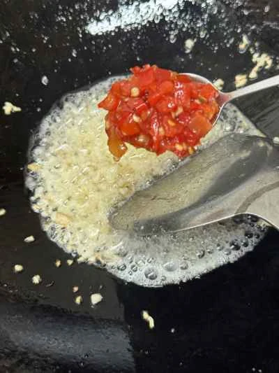 刻んだチリポークリブの作り方：8