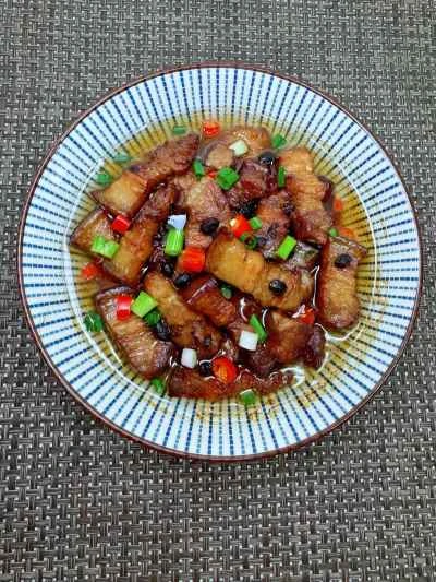 発酵黒豆入り蒸し豚バラ肉の作り方：12