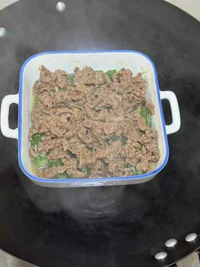 オクラ入り蒸し牛肉の作り方：9