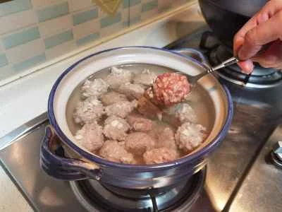 冬瓜入り山芋団子の作り方：7