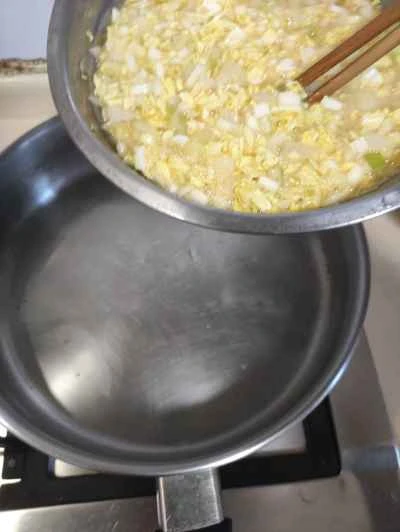 ベビーチンゲン菜とオムレツの作り方：7