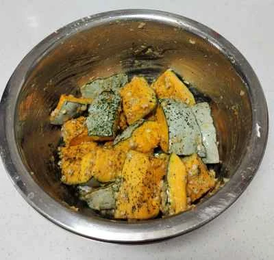 ガーリックローストパンプキンのレシピ手順：3