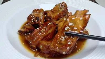 プラム風味のスペアリブの作り方：13