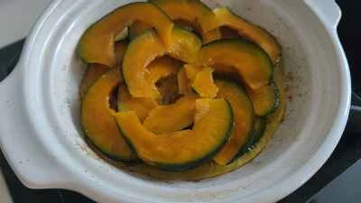 ユリ焼きカボチャの作り方：3