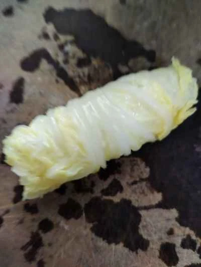 ニンニク入り蒸しチンゲン菜ロールの作り方：5